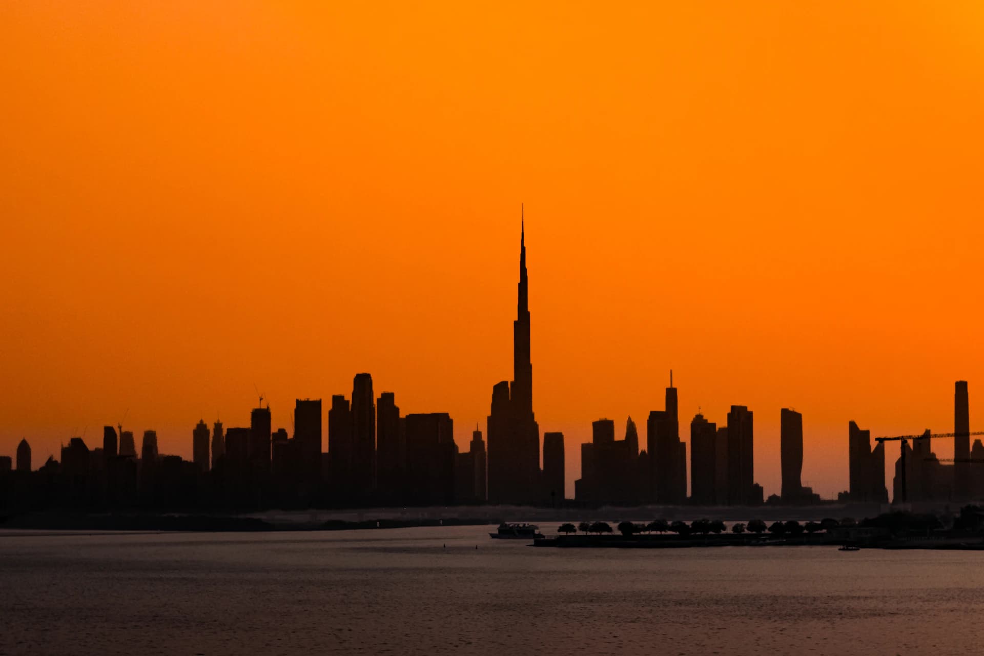 Dubai skyline at sunset, illustrating UAE travel destinations relevant to tourism and booking support.